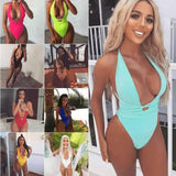 Explosion models women's one-piece swimsuit braided-1