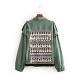 Stylish Epaulette Jacket for Casual Outings-Picture color-1