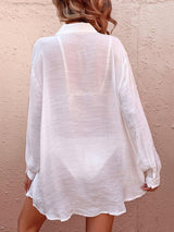 Pocketed Dropped Shoulder Cover Up-3