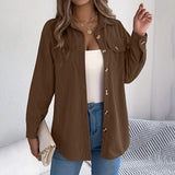 Corduroy Shirt Jacket for Women