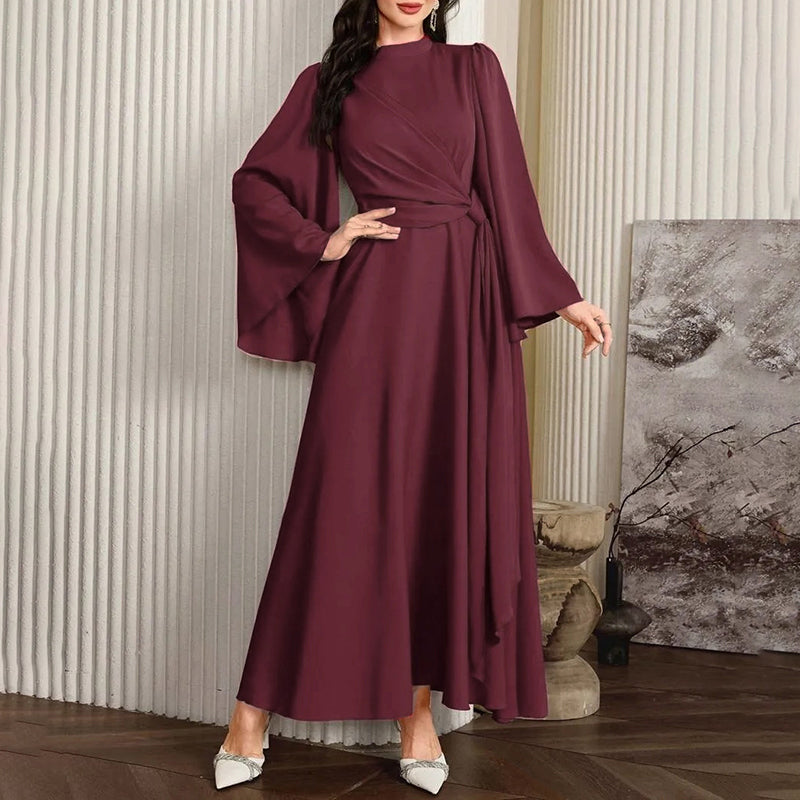 Middle Eastern Flare Sleeve Maxi