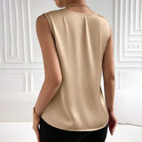 Satin V-Neck Camisole Tank