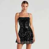 Sexy Strapless Sequin Gown