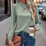 Textured Eyelet Blouse
