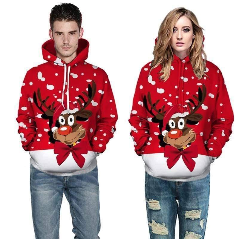 3d digital print Christmas sweater-2