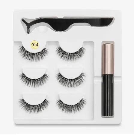 A Pair Of False Eyelashes With Magnets In Fashion-3PC014style-25