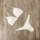 bikini ladies sexy swimsuit-White-6