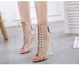 Gladiator Sandals Peep Toe-6