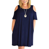 Chic Cold Shoulder Dress | Trendy Plus-Size Fashion-4