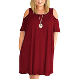 Chic Cold Shoulder Dress | Trendy Plus-Size Fashion-5