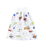 Cotton and bamboo fiber Baby diaper skirt-Bus-16