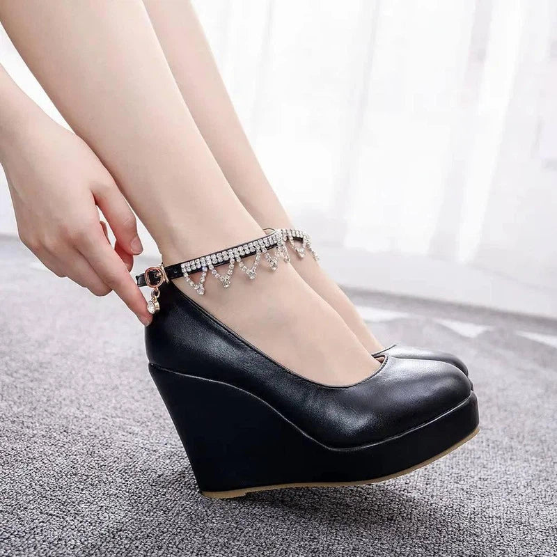 Crystal Queen Ankle Strap Platform-7