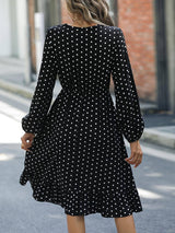 Are Polka Dots Slimming Long Sleeve Top-10