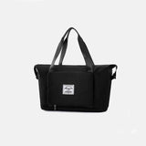 Foldable Storage Travel Bag Waterproof Large Capacity Gym-Black-2