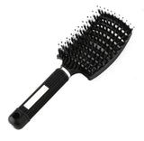 Hairbrush Anti Klit Brushy Haarborstel Women Detangler Hair-Black-90