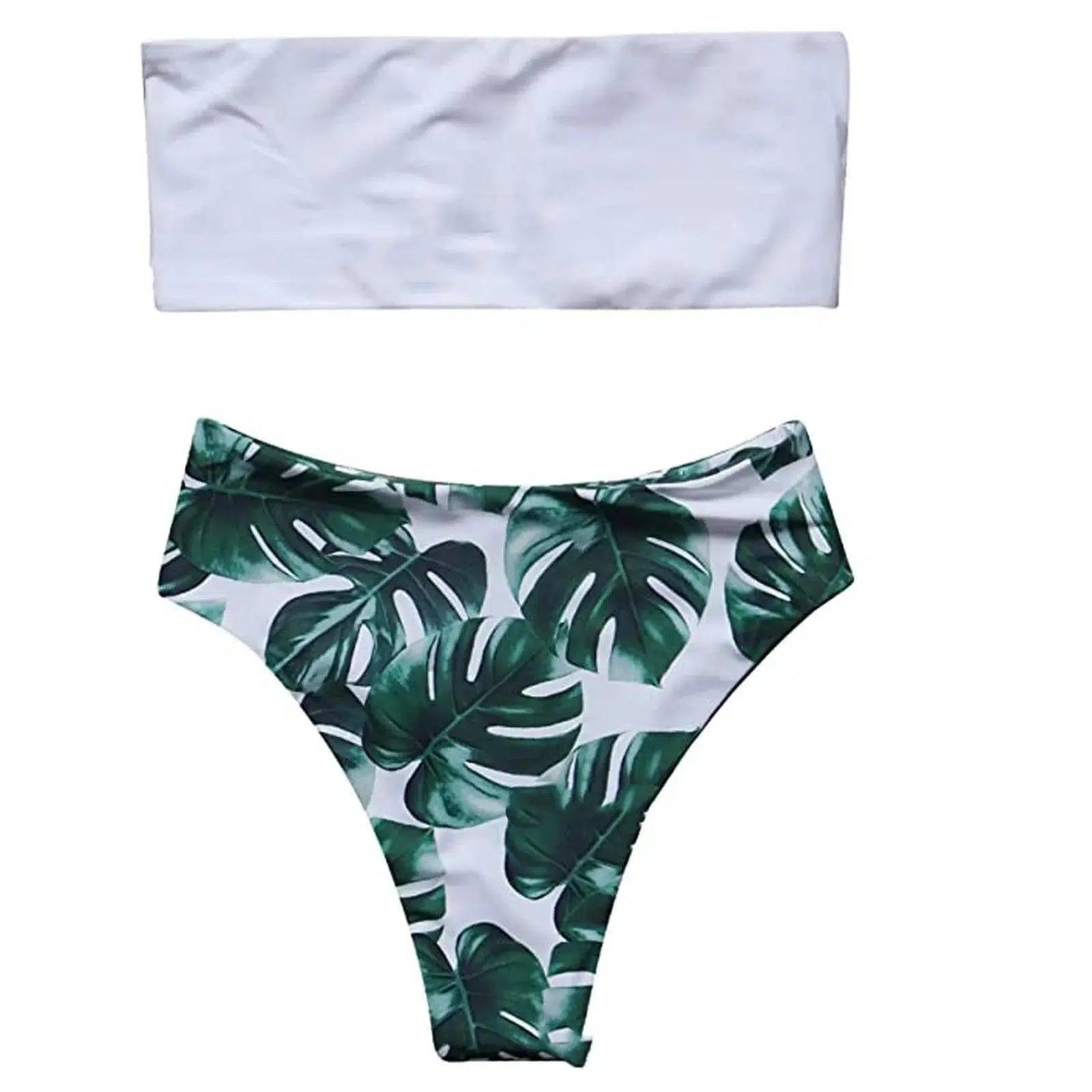 Ladies Printed Bikini Swimsuit Split Swimsuit Set-8