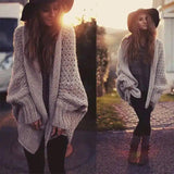 Cozy Knit Oversized Sweater Cardigan-1