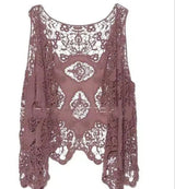 Bohemian crochet lace cardigan-Evening glow-7