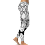 LOVEMI - Lovemi - Digital print leggings Fashion leg stretch tight