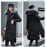 LOVEMI - Lovemi - Hooded fur collar down jacket