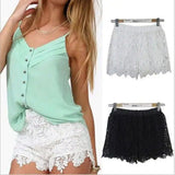 LOVEMI - Lovemi - Korean version of lace shorts skirt pants crochet