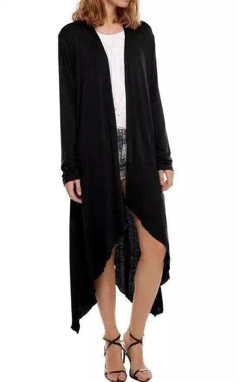 LOVEMI - Lovemi - Long Sleeve Trench Coat Knit Long Cardigan