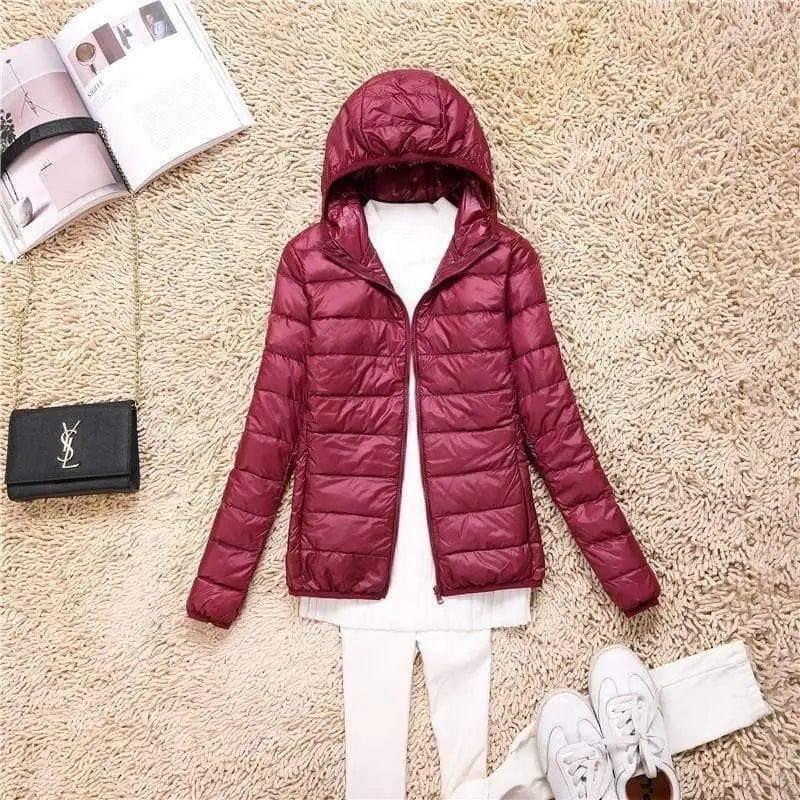 Loose Jacket Plus Fat Plus Size Light And Thin Down Jacket-C-3