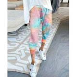 LOVEMI - Lovemi - Loose Printed Home Pants Casual Pants