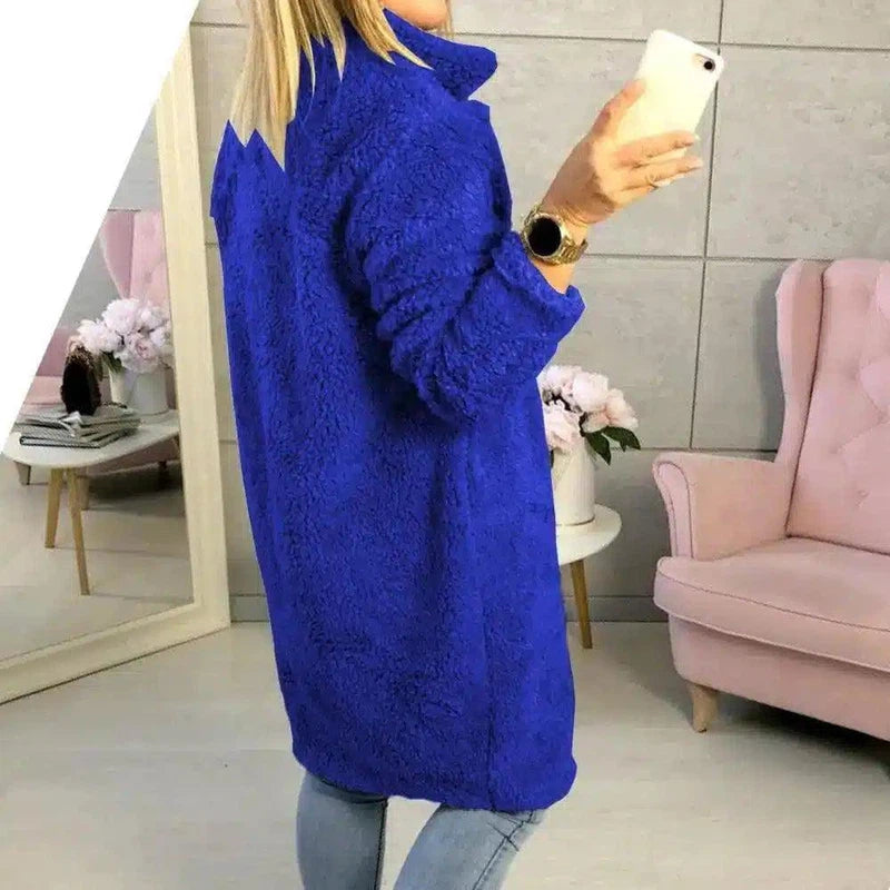 LOVEMI - Lovemi - Mid-length long-sleeved fur coat