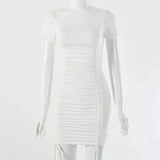 Mini Party Dress-White-19