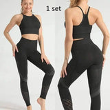 LOVEMI - Lovemi - Quick-drying Breathable High-waist Mesh Tight Yoga