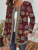 Embroidered Boho Women's Casual Jacket-1