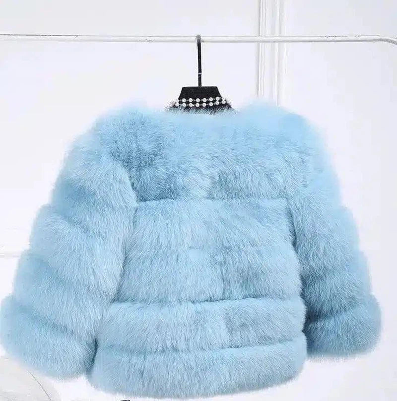 LOVEMI - Lovemi - S-3XL Mink Coats Women Winter Fashion FAUX Fur