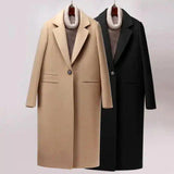 LOVEMI - Lovemi - Simple loose woolen coat