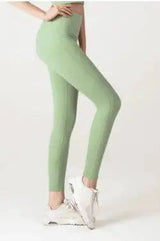 Tight gym pants-Fruitgreen-3