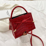 New Korean Style Single Shoulder Messenger Bag Female Mori-Red-6