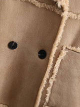 Personality Stitching Fleece Coat Coat Autumn And Winter-9