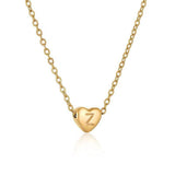 Ins Style Love Letter Necklace Women Stainless Steel Heart-shaped Niche Clavicle Chain Fashion Necklace-30