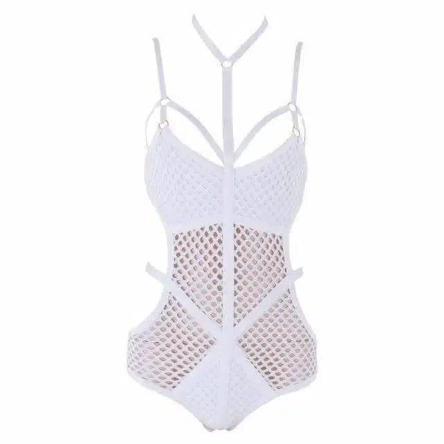 Sexy swimsuit bikini swimsuit-White-2