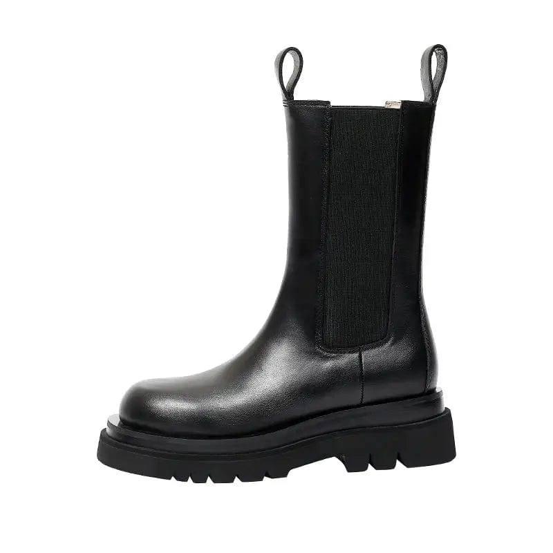 Short boots women Martin boots-Black high-9