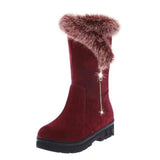 Snow Boots Women Autumn And Winter Flat Platform-3