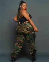 Street Leisure Sports Fans Color Printing Plus Size Pants-9