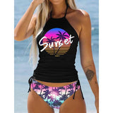 Swimsuit for Women Swimming Suit Swimwear Bikini Split-3