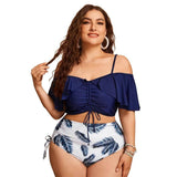 Trendy Plus-Size High-Waisted Bikinis Online-1