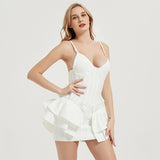 White Bodycon Bandage Dress for Chic Evenings-2