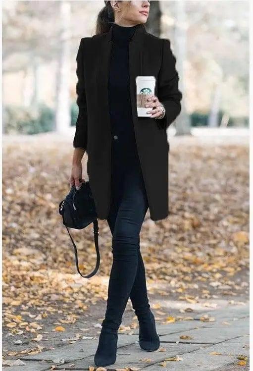 Upgrade Your Casual Look: Stylish and Comfortable Cardigan-Black-10