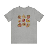 Fruit Pattern Casual T-Shirt-GRAY-5