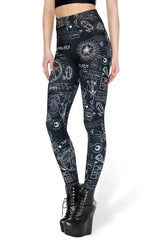 Women Leggings Fitness Black Skeleton Leggings Fashion-1