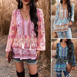 Women's Casual Printed Long-sleeved Top-10