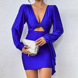 Women's Fashion Casual Irregular Dress-7